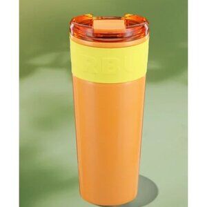 Starbucks Limited Edition Stainless Steel Insulated Tumbler 16 Oz Orange & Yello